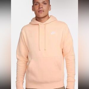 NWT Nike unisex Light Orange Hoodie